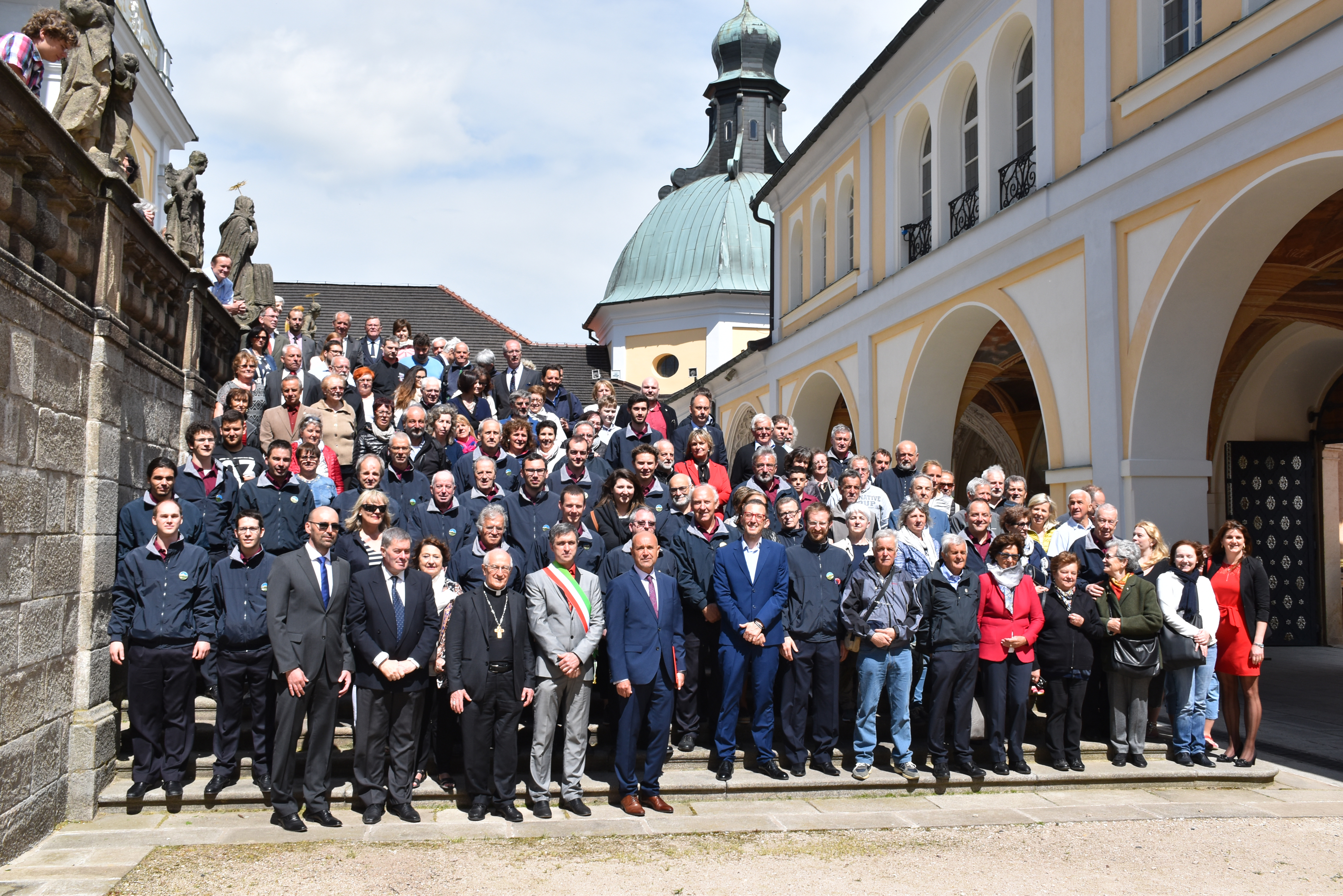 Návštěva italských přátel na Svaté Hoře 2018