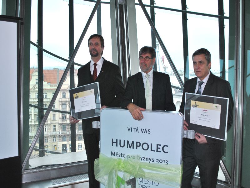 Městem pro byznys v ČR je Humpolec, hned za ním Příbram - 22