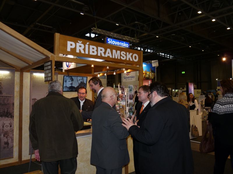 Stánek regionu Příbramsko na veletrhu