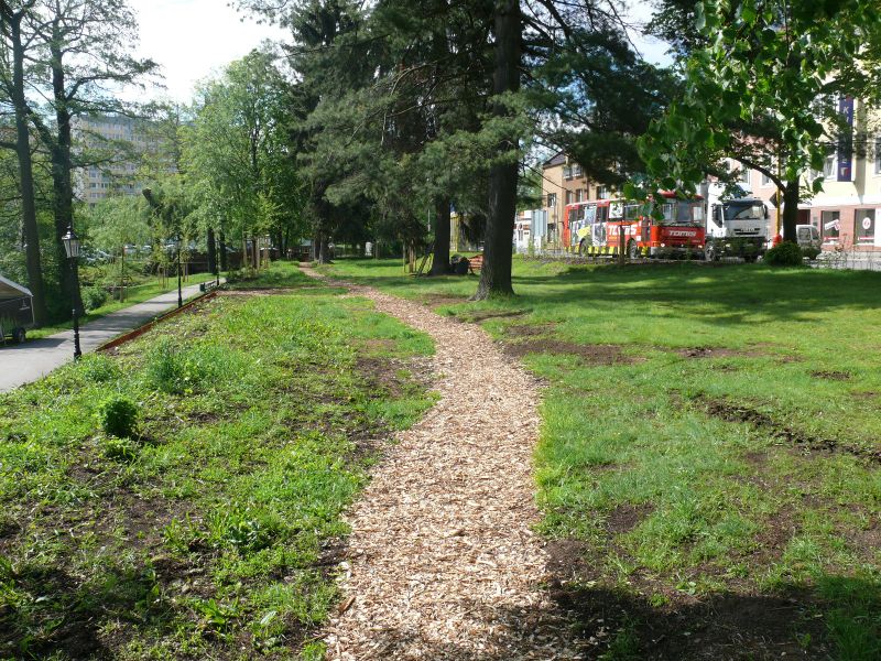 Situace po ukončení realizace - park u Hořejší Obory