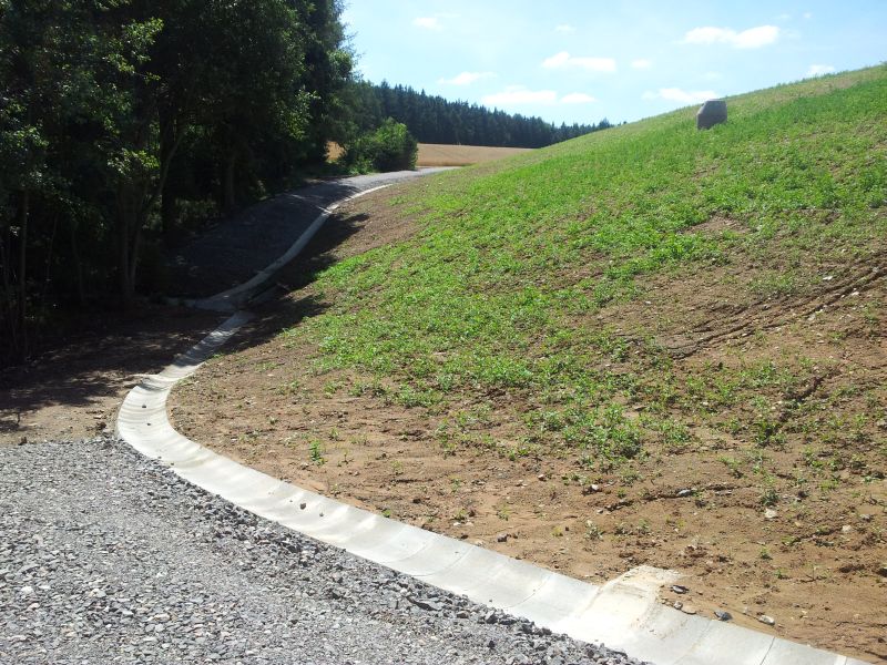 Rekultivované území - Květná - situace po ukončení realizace projektu