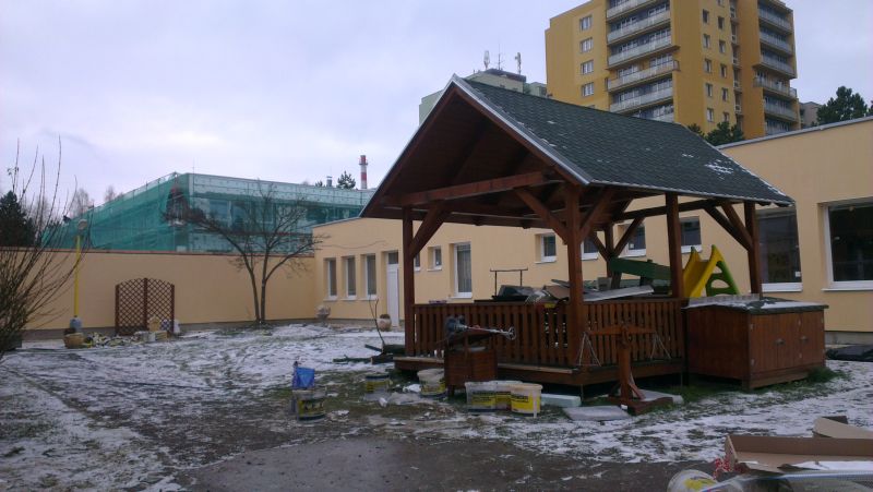 Pohled na budovu MŠ