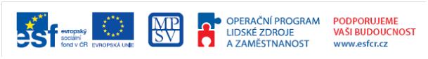 Logo Operačního programu Lidské zdroje a zaměstnanost