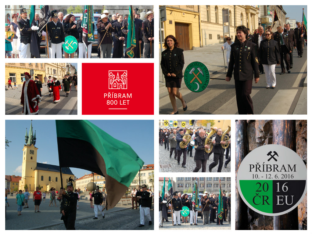 Horníci a hornické ceremonie, spolky, průvody, koncerty či ohňostroj. - hornicke-oslavy%20