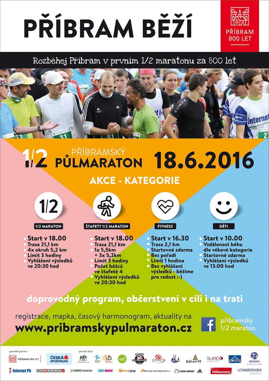 Příbramský půlmaraton se běží tuto sobotu - pulmaraton-plakat01