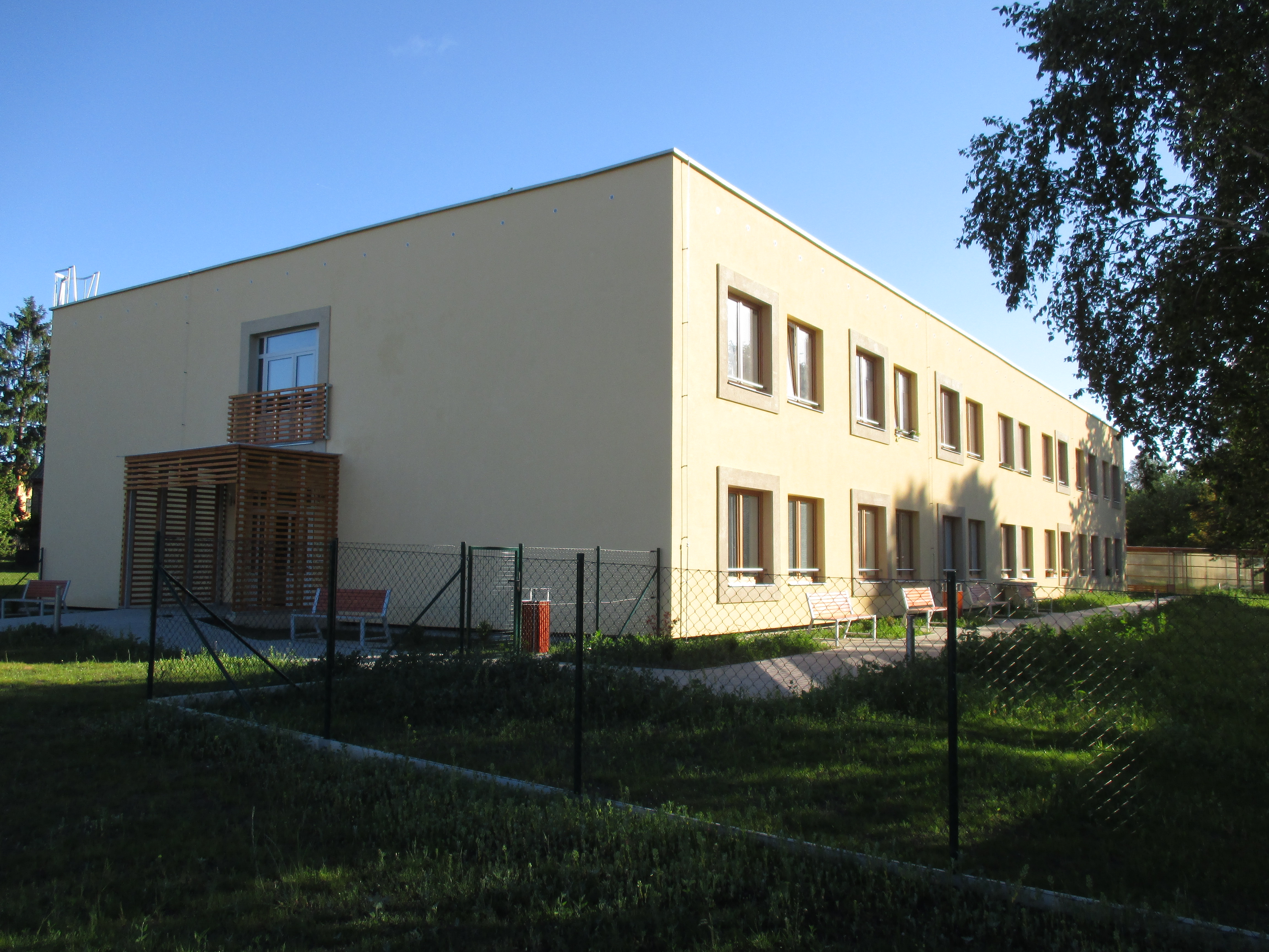Pohled na budovu po realizaci akce
