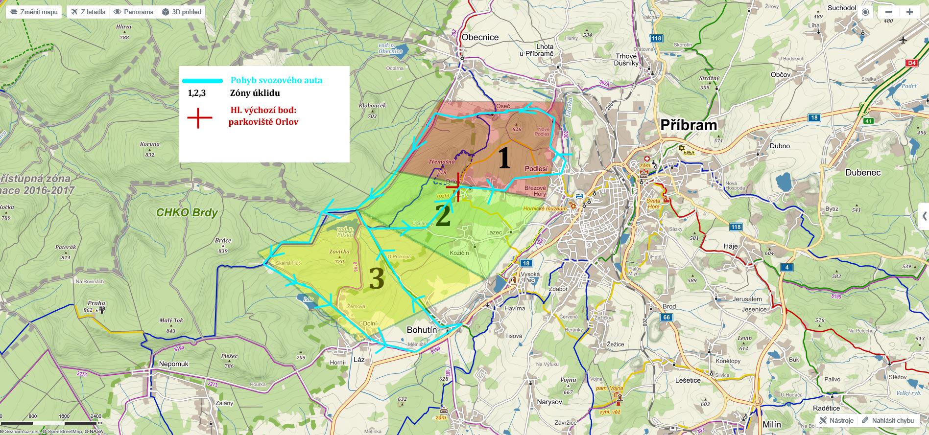 Uklidíme společně Brdy? - Mapa_uklidu_Brd_2017