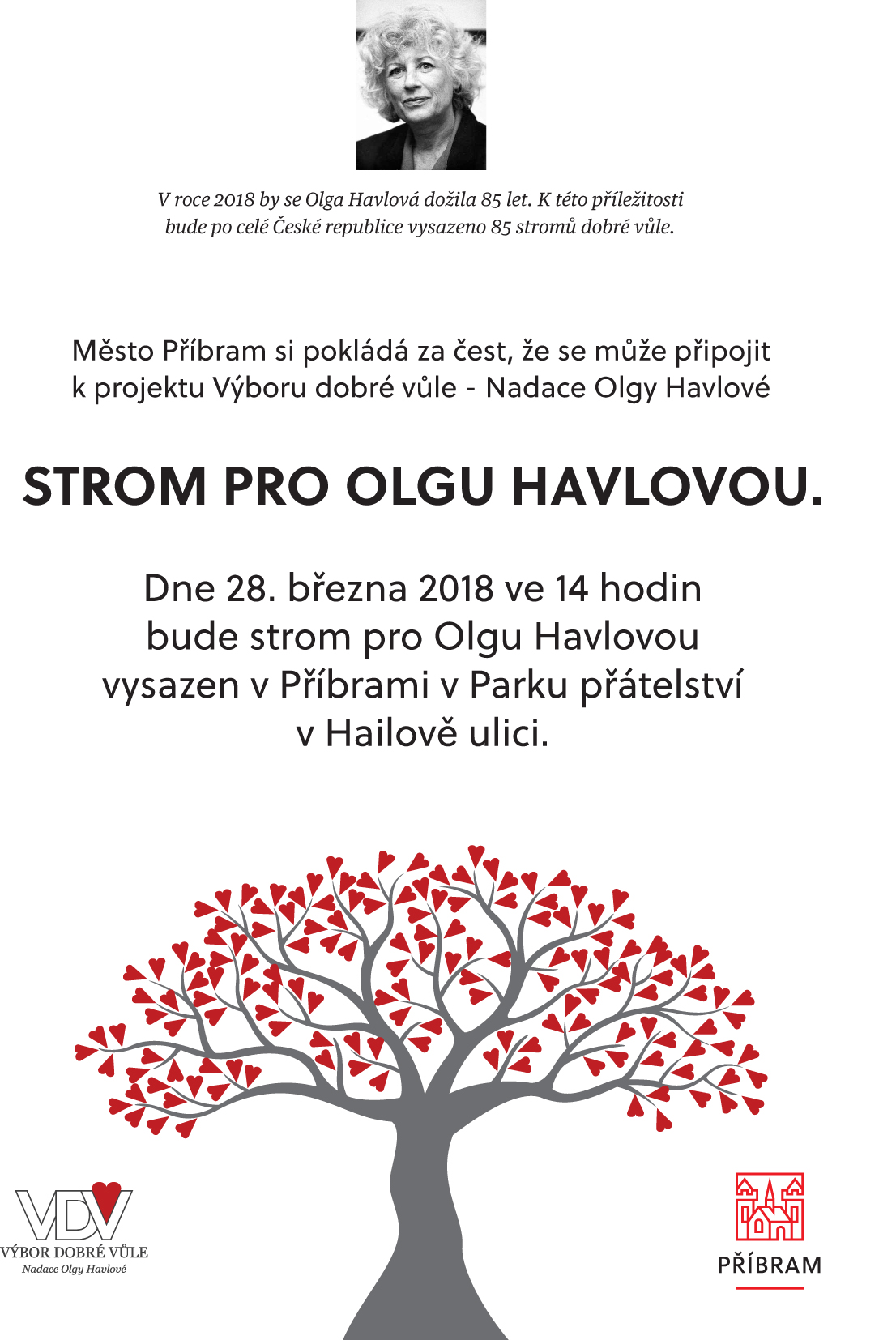 Strom pro Olgu Havlovou bude vysazen i v Příbrami - strom%20olgy%20havlove
