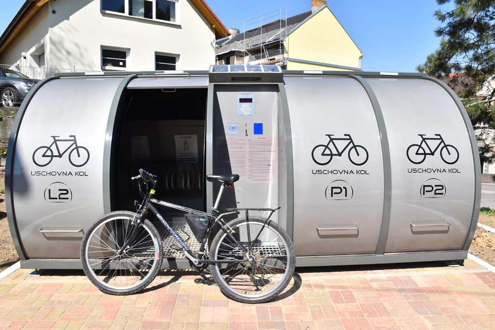 V Příbrami začaly fungovat cykloboxy, cyklisté je využijí zdarma - 03