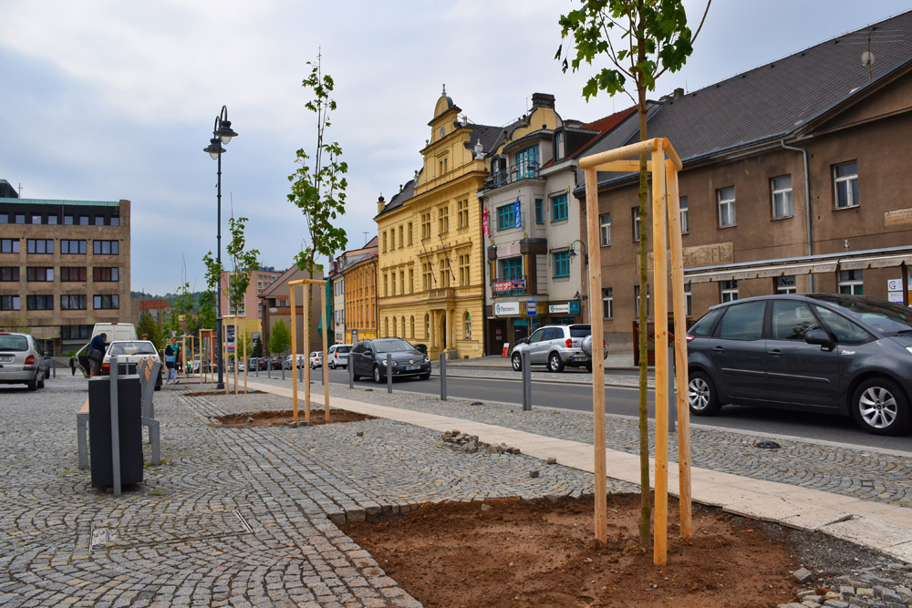 Město Příbram pracuje na zušlechtění stávajícího náměstí TGM - 01