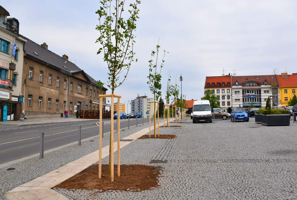 Město Příbram pracuje na zušlechtění stávajícího náměstí TGM - 03