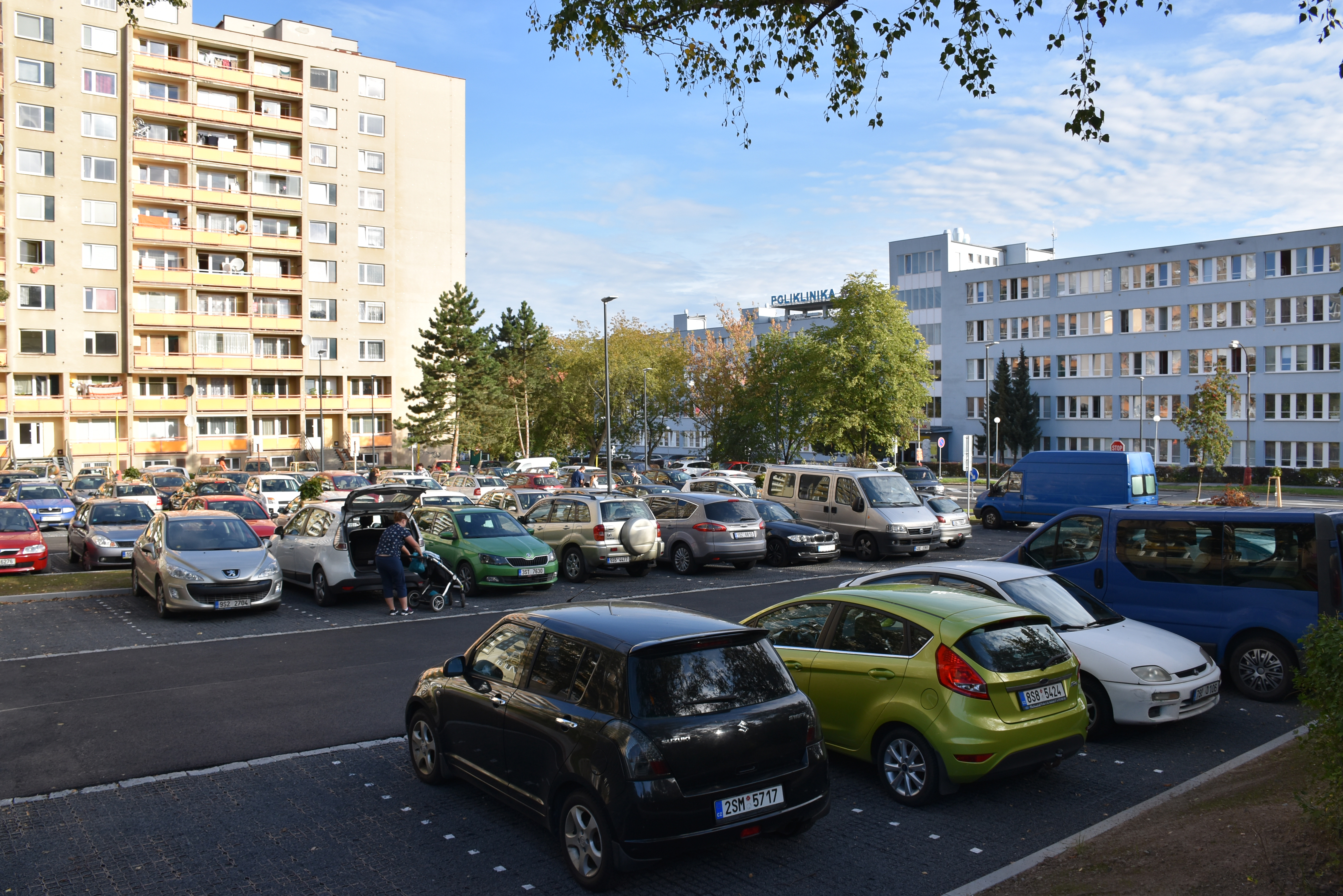 Nové parkoviště v Čechovské ulici - 01