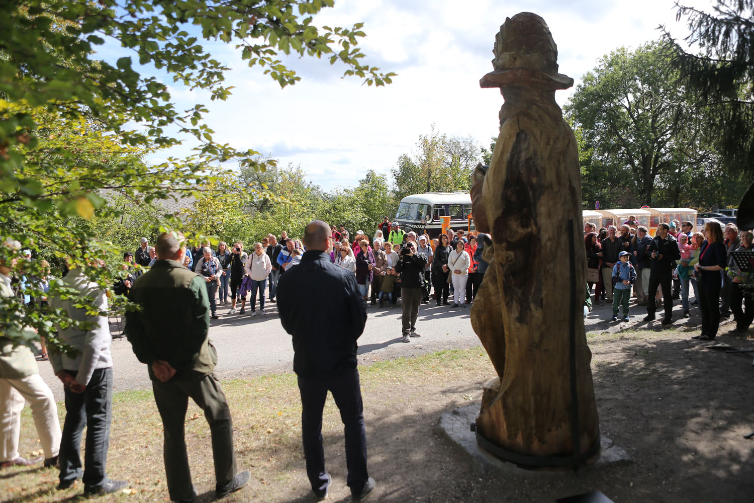 Slavnostní odhalení sochy brdského rytíře Fabiána - 03