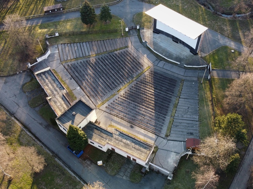 Letní kino letecky