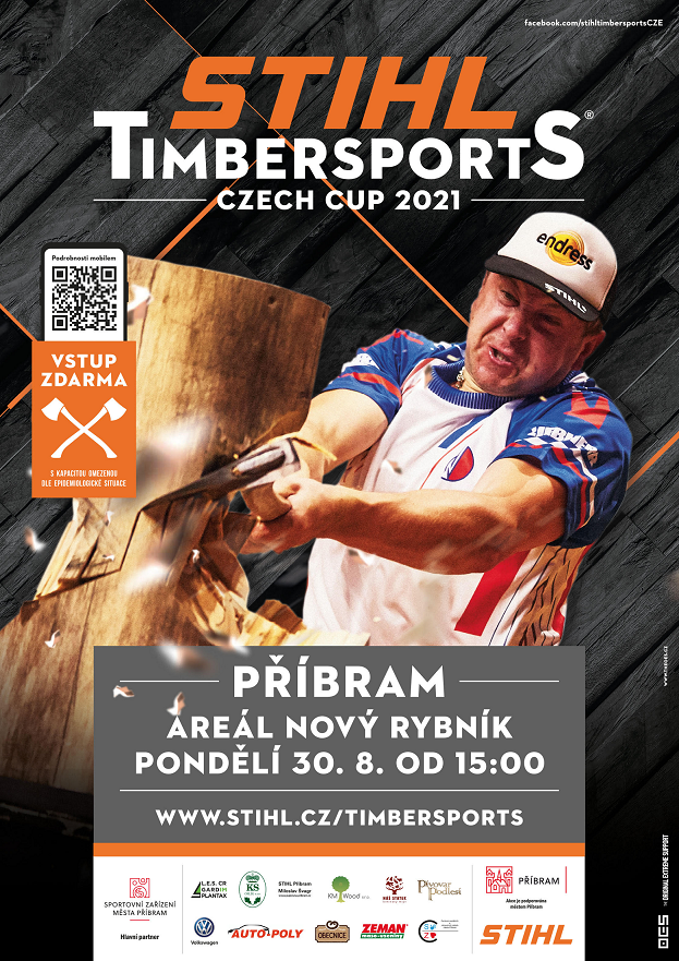 SZM Příbram zvou na dřevorubeckou show s bohatým doprovodným programem - timbersports%202021%20P%C5%99%C3%ADbram