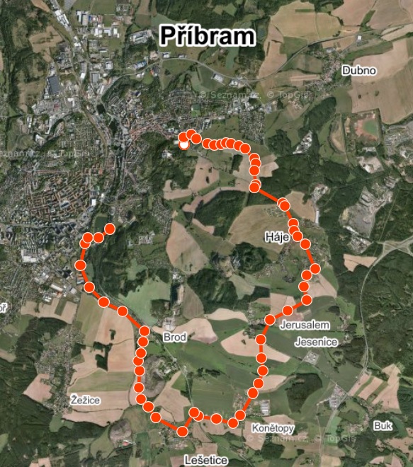 Druhá společná cyklo vyjížďka - vyjizdka_mapy