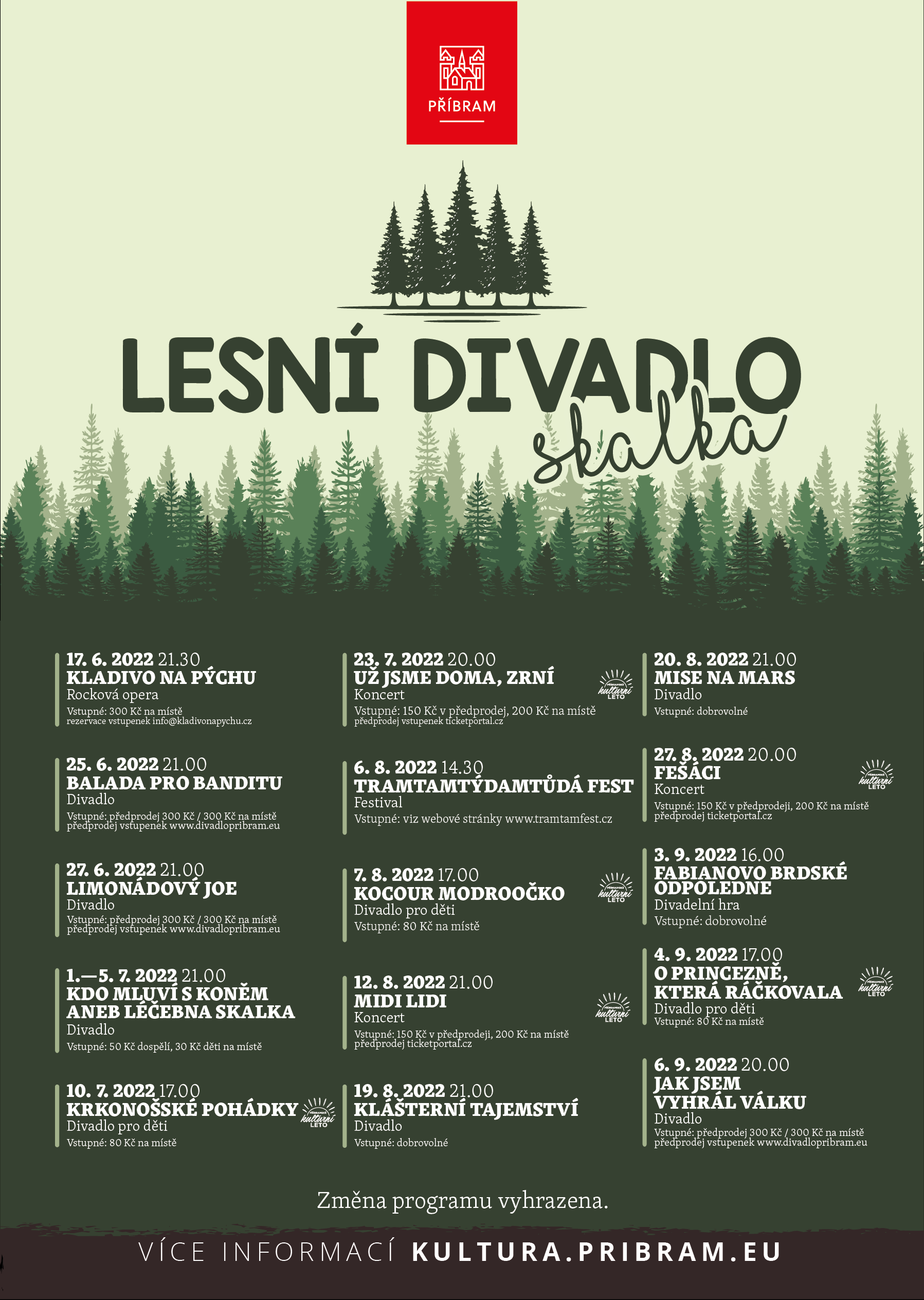 Lesní divadlo 2022