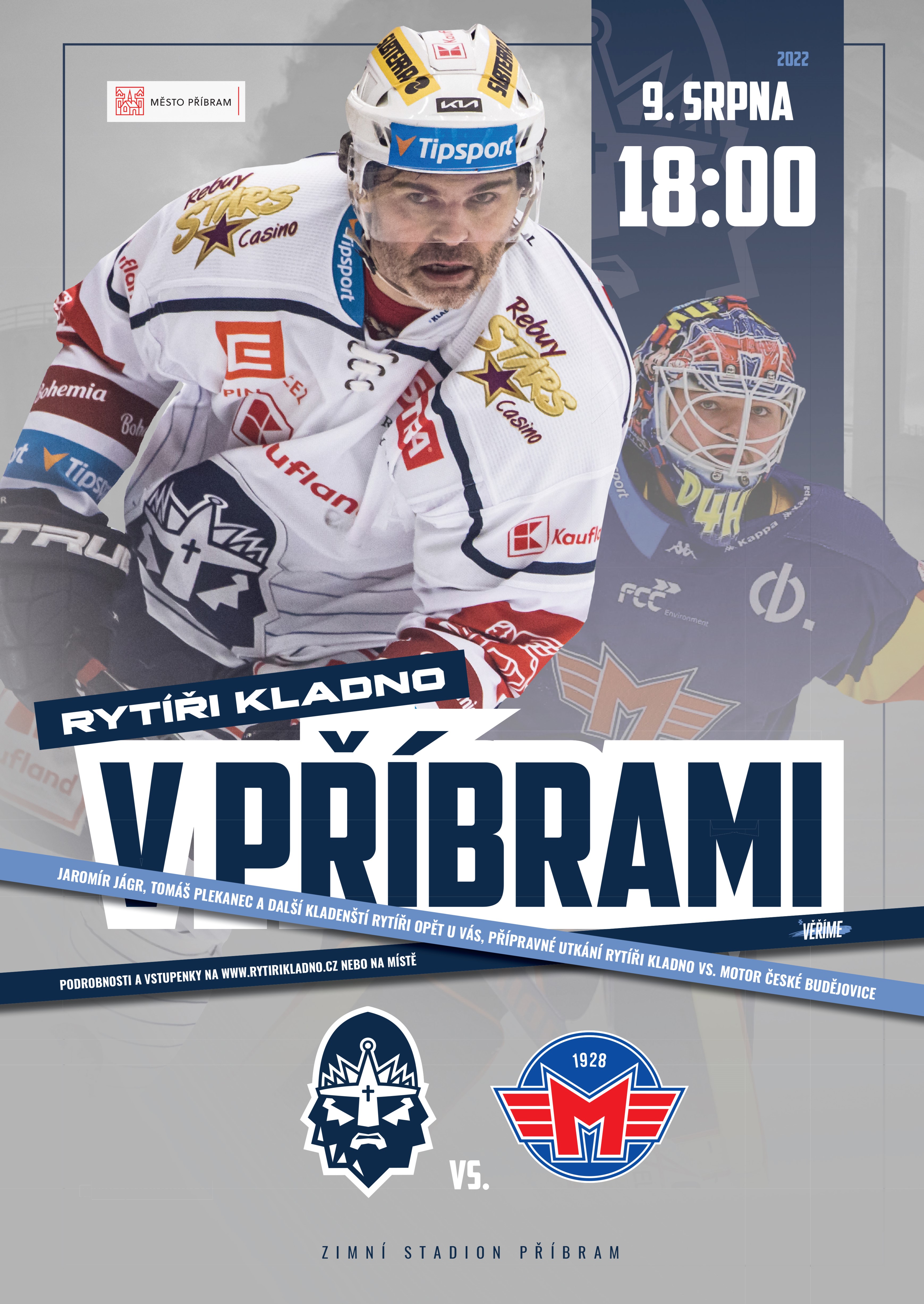 S Rytíři do Příbrami míří i Jaromír Jágr - A2_plakat_pribram_pratelak2022