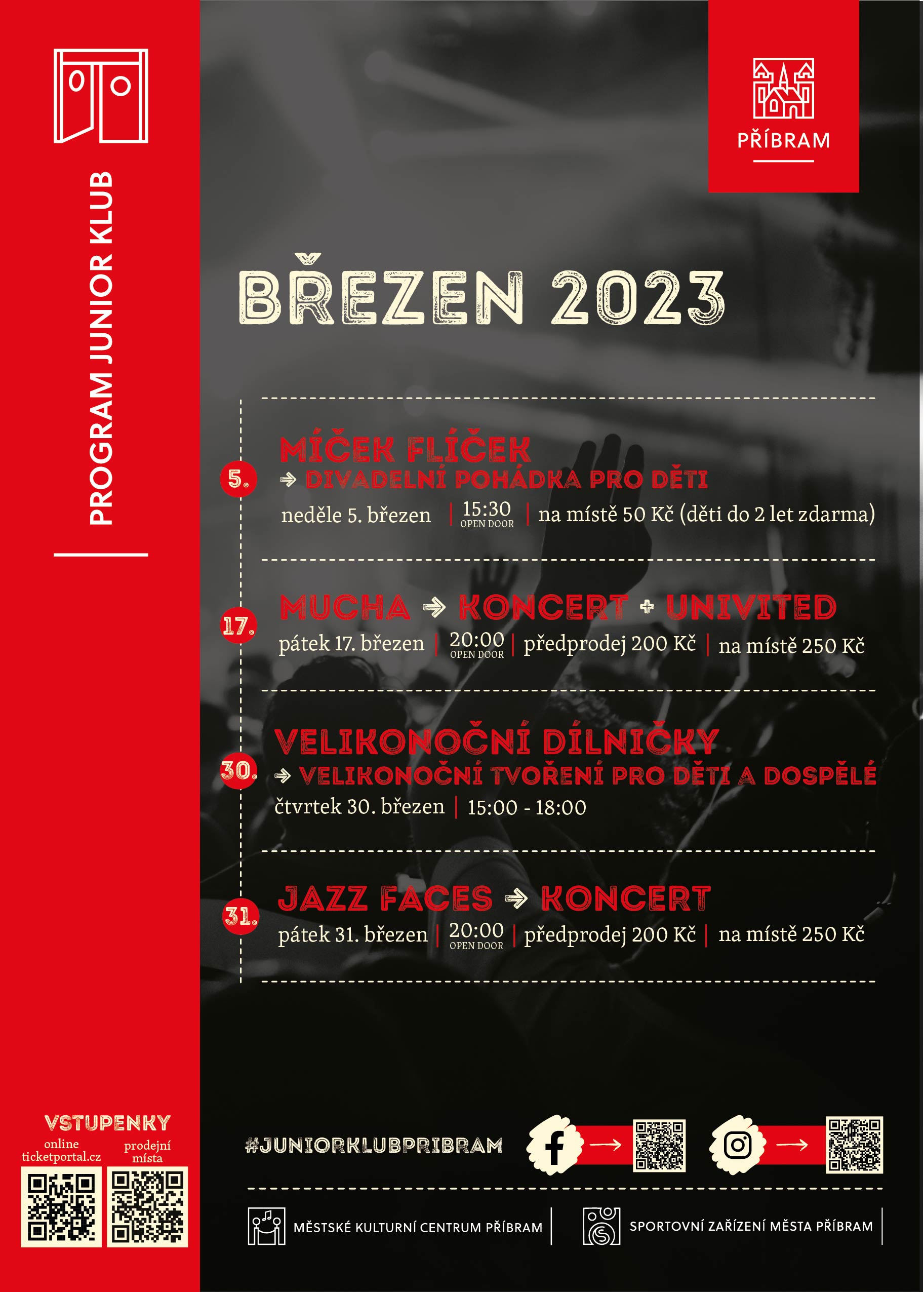 V Junioru bude koncertovat Mucha i Jazz Faces - Junior%20b%C5%99ezen