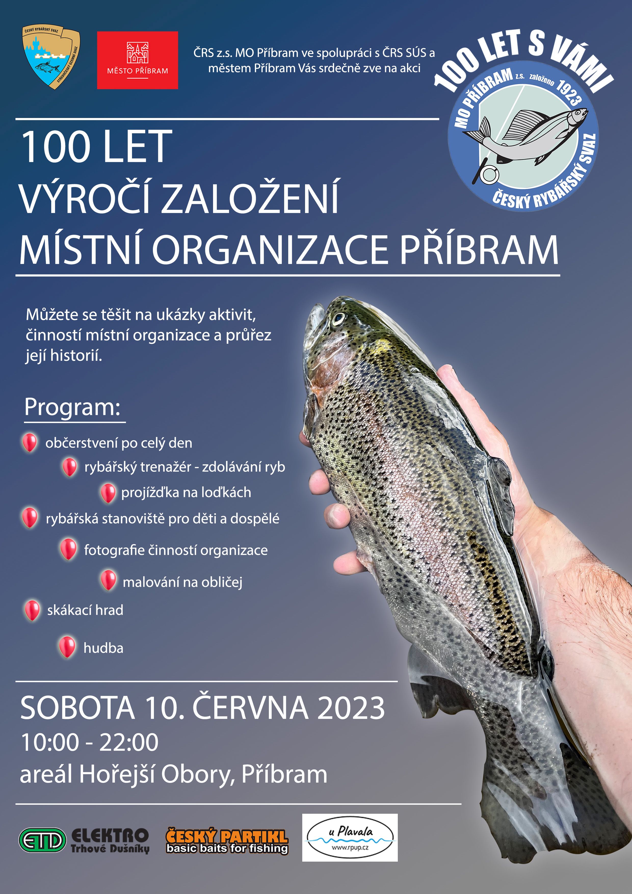 Plakát - oslava ČRS Pb 100 let