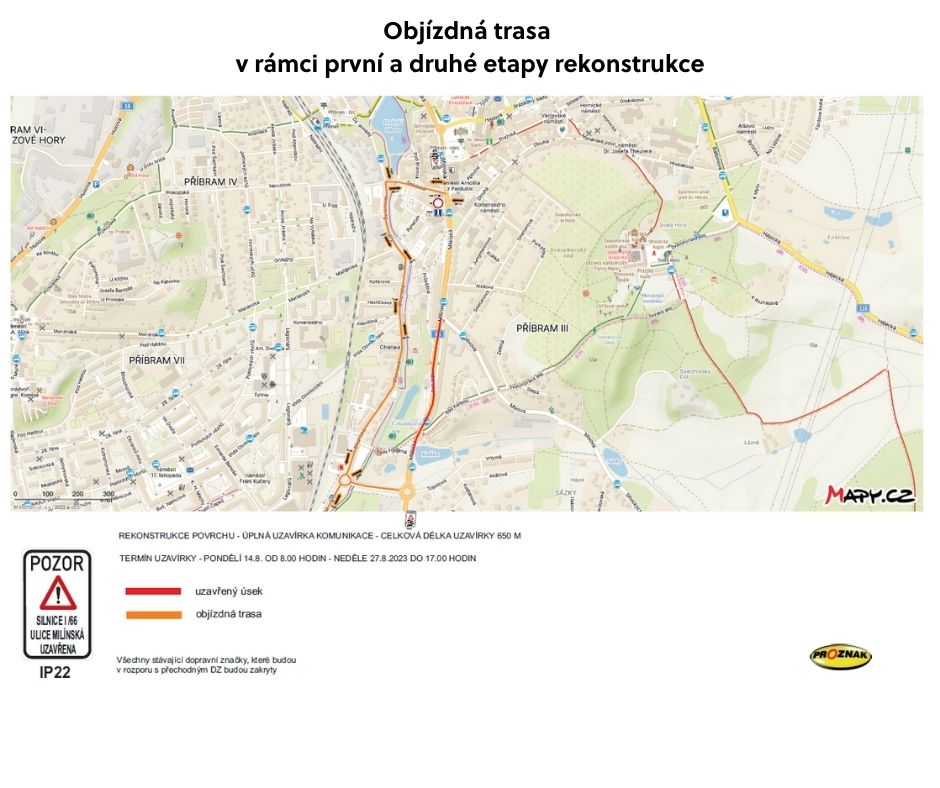 Kompletní výměna povrchu vozovky v Milínské ul. začne v polovině srpna - 4