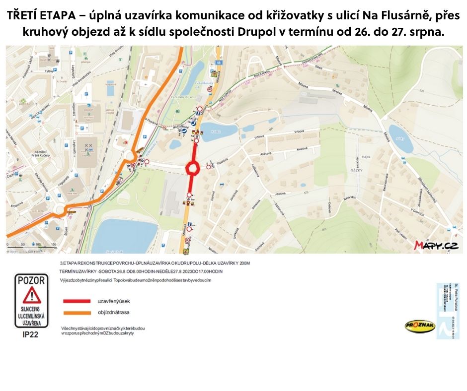 Kompletní výměna povrchu vozovky v Milínské ul. začne v polovině srpna - 5