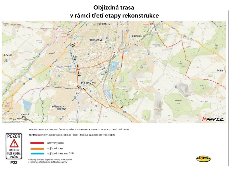 Kompletní výměna povrchu vozovky v Milínské ul. začne v polovině srpna - 6
