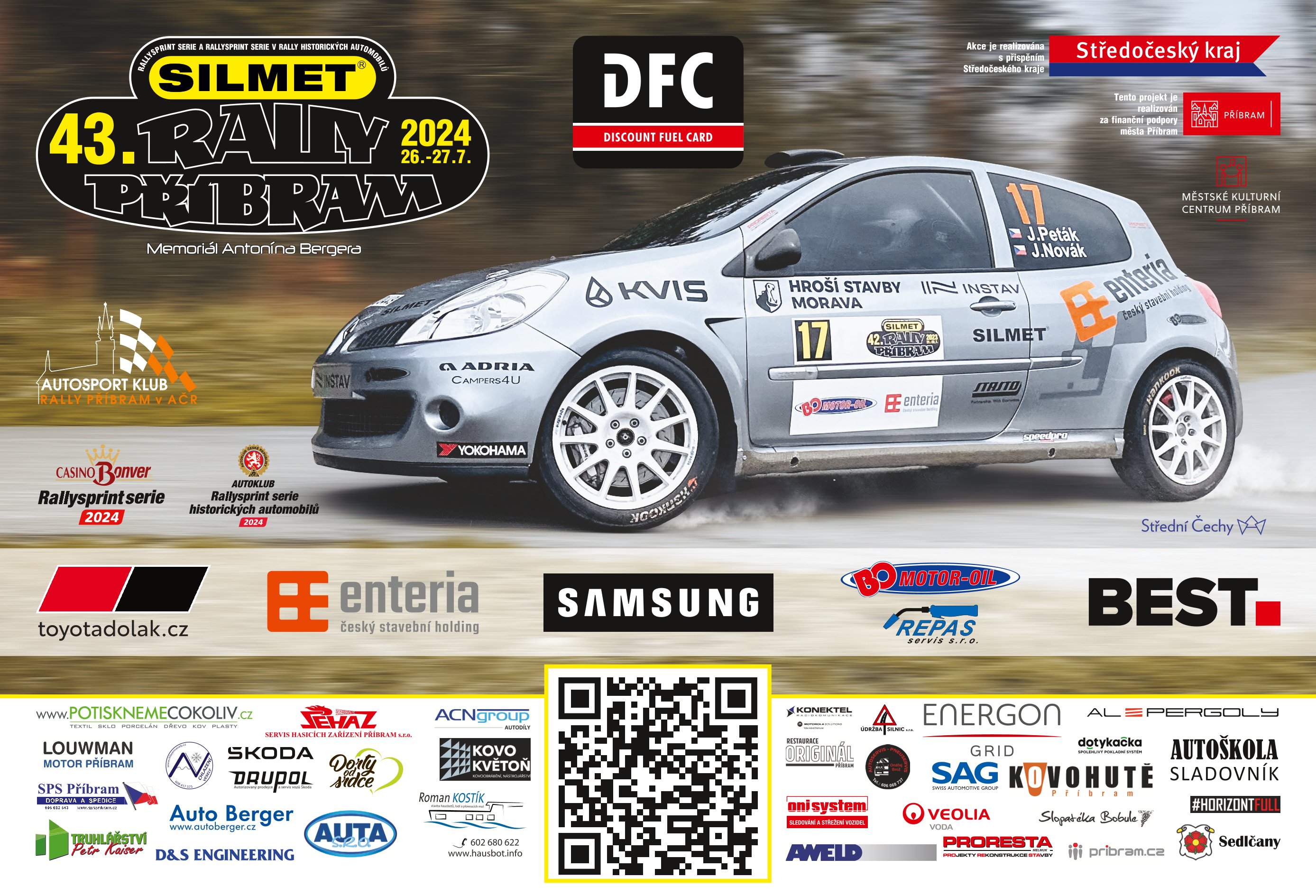 Poslední červencový víkend se jede Rally Příbram - Rally-1