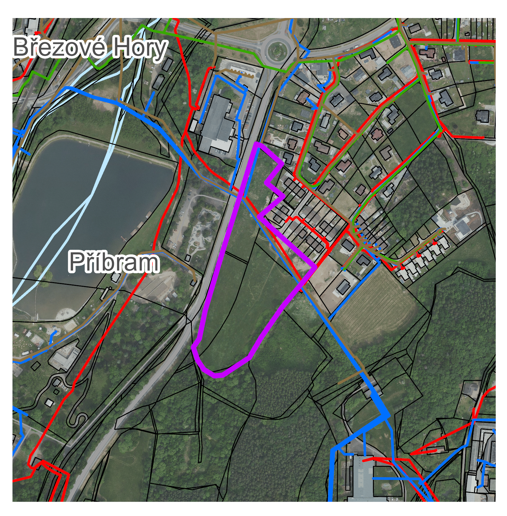 Mapa lokality Modřínová 2