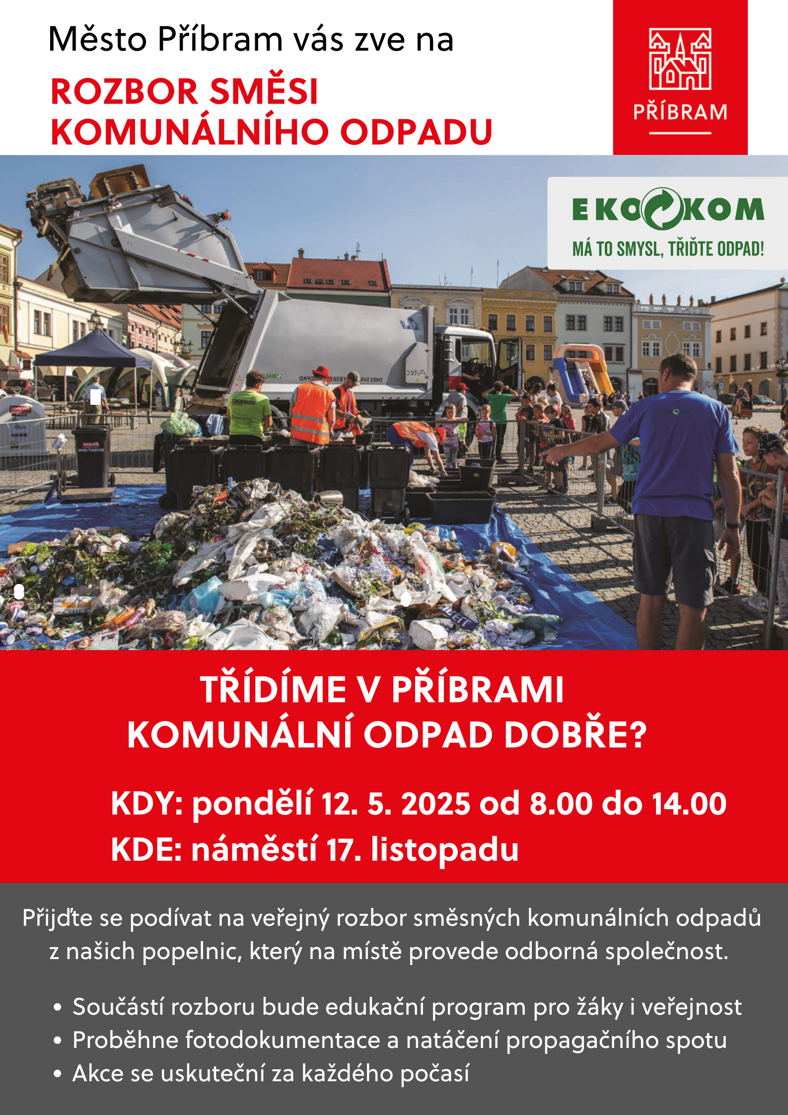 veřejný rozbor odpadu