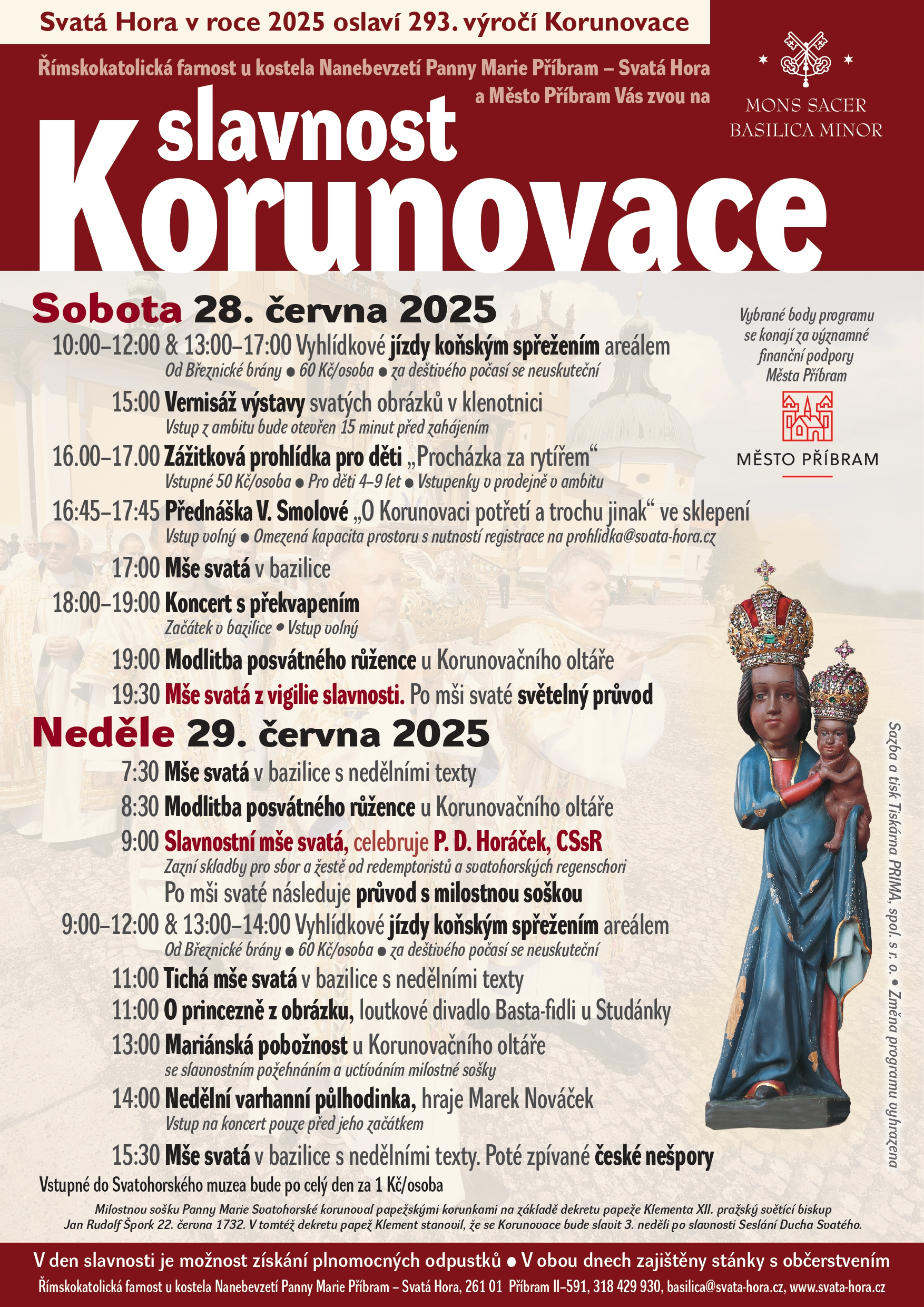 Plakát Korunovace 2025