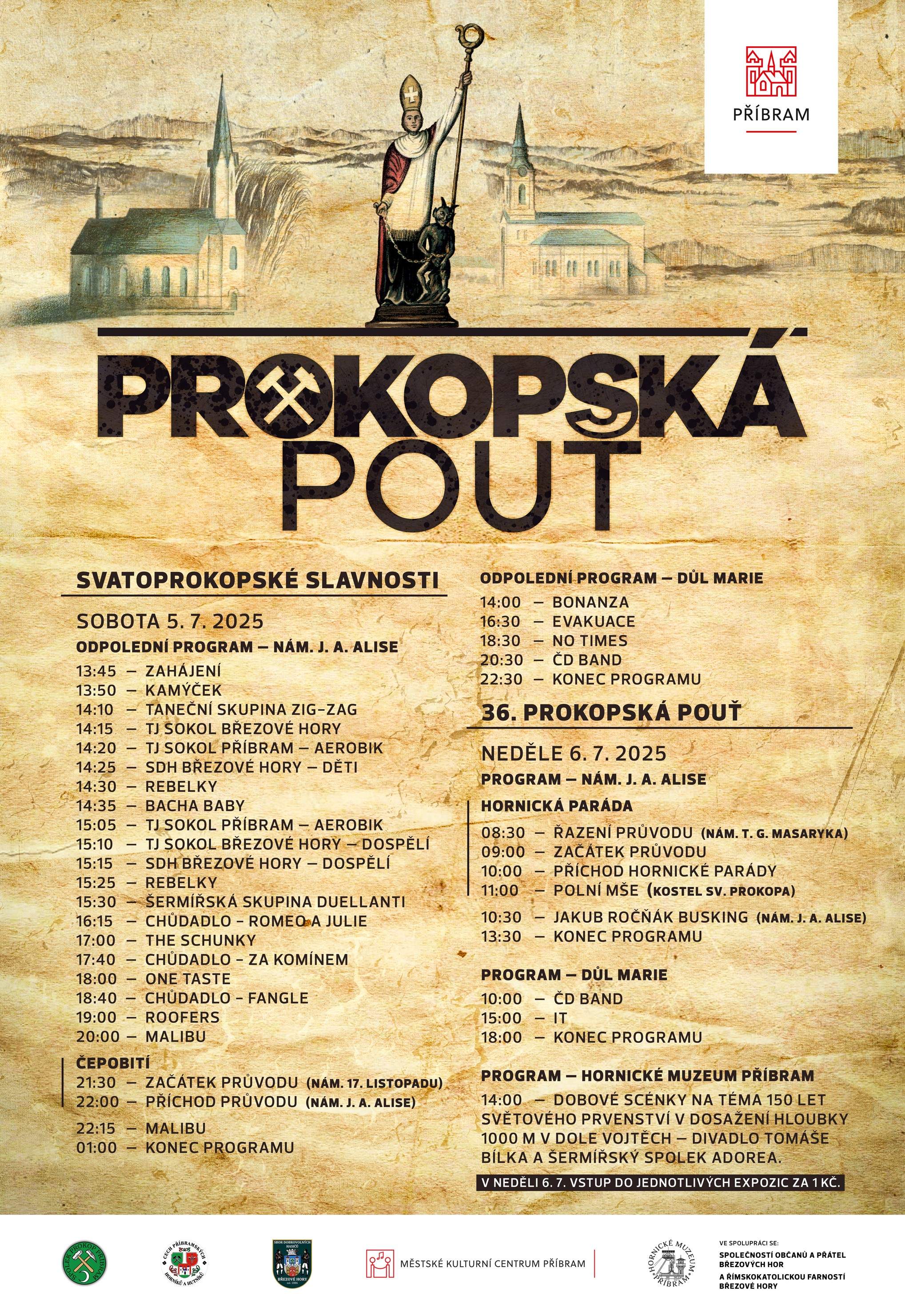 Plakát - Prokopská pouť 2025