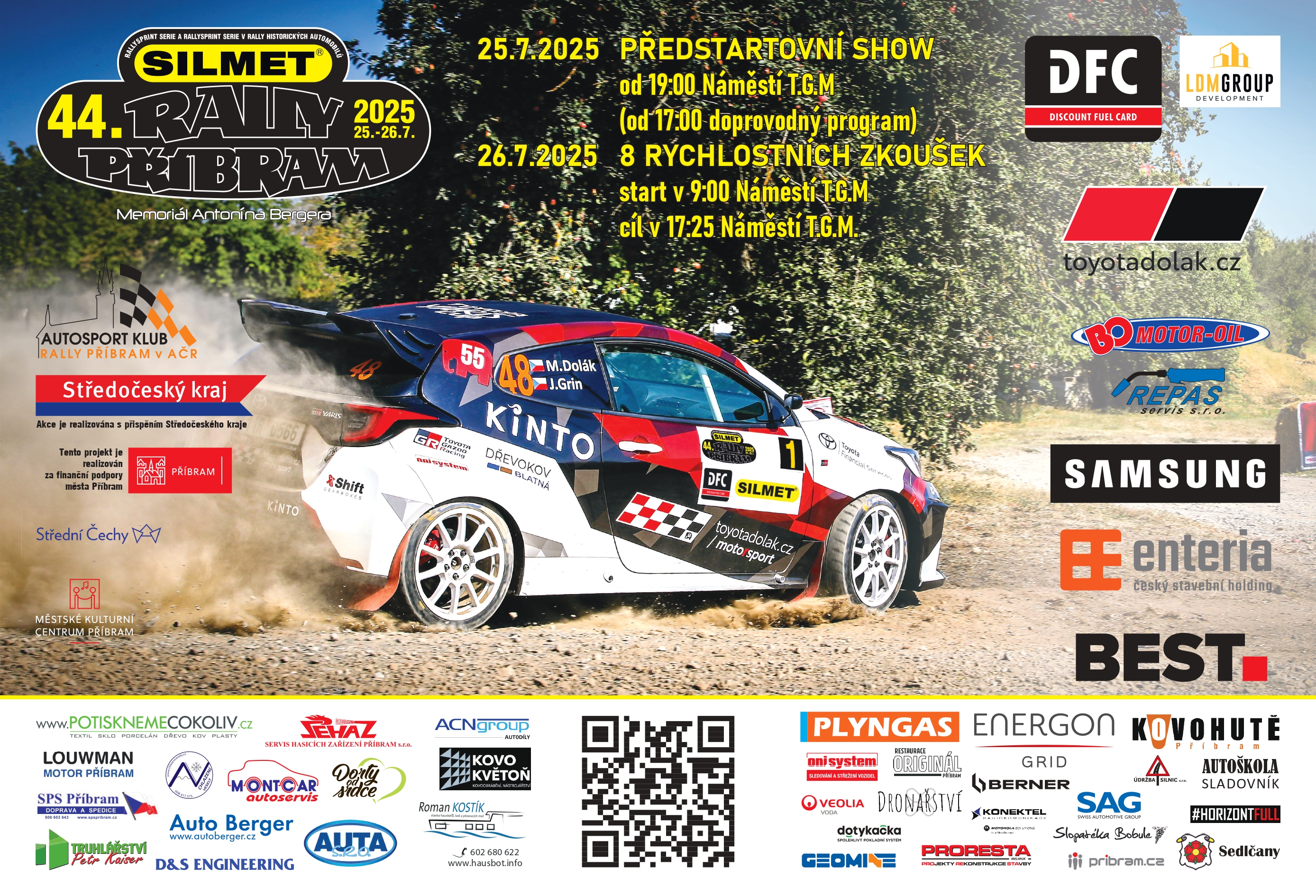 Plakát na Silmet 44. Rally Příbram