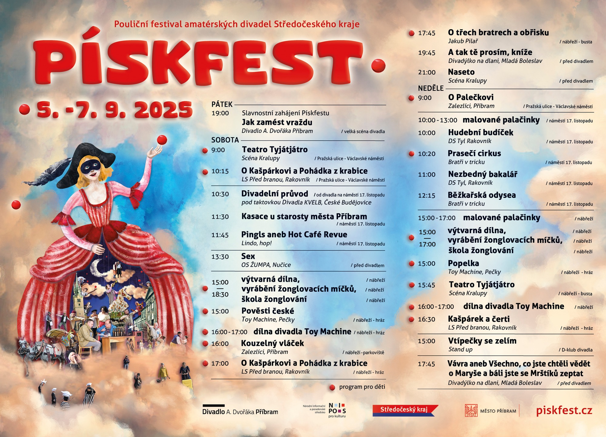 Program Pískfestu 2025