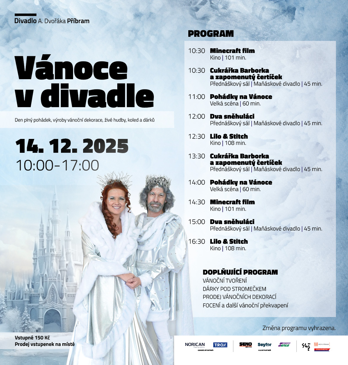 Vánoce v divadle 14. 12. 2025